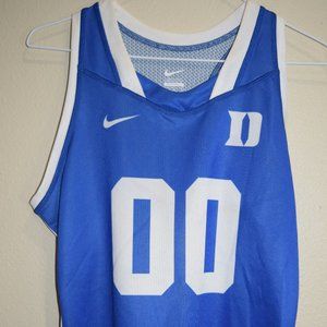 Nike Duke Blue Devils 00 Basketball V-Neck Jersey Tee Shirt Top tank A12 630582